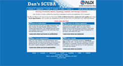 Desktop Screenshot of dansscuba.com